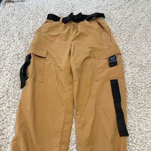 orange/tan cargo pants